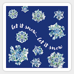 Let it snow, let it snow Sticker